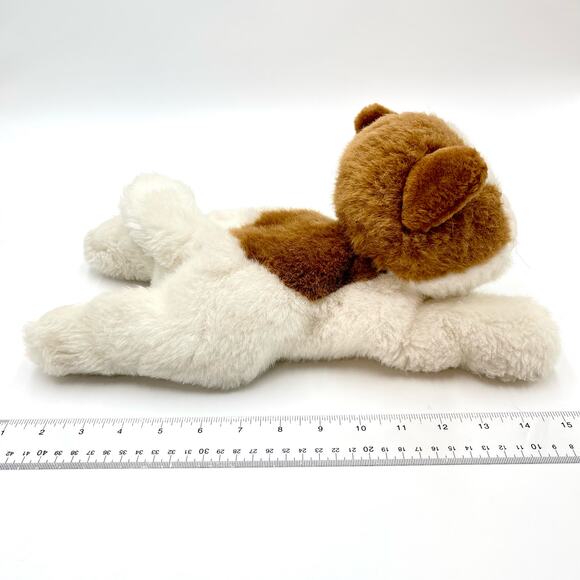 SKM Cat Plush Orange White Kitten Pink Nose Yellow Eyes Floppy Stuffed Vintage - Picture 8 of 9